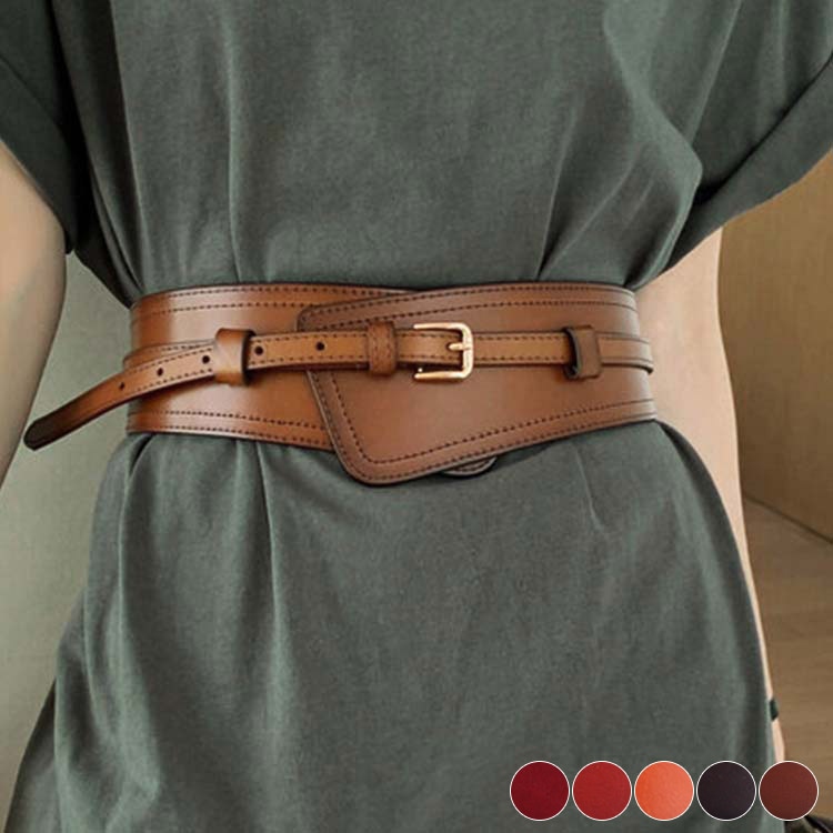 リアルレザー 細ベルト 太ベルト セット