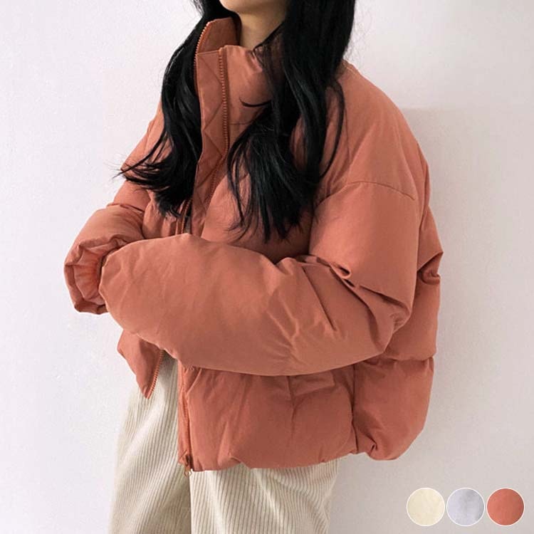 ハイネック 中綿 ジャケット ブルゾン