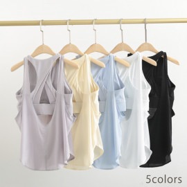 スポーツブラ 一体型 タンクトップ ヨガウエア