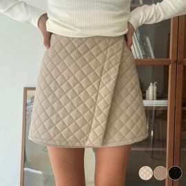 韓国ゴルフウェア キルティング 中綿 ゴルフスカート | スポーツウエア