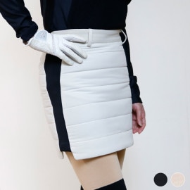 韓国ゴルフウェア サイドカラー ペディング ミニスカート