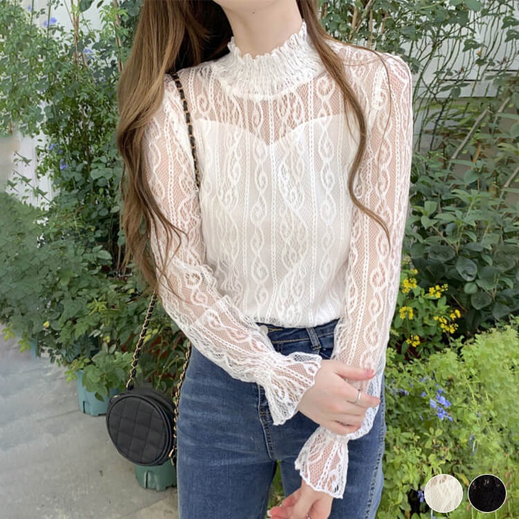 Gareth Pugh ガレスピュー 幾何学模様 ハイネック 長袖トップス セール