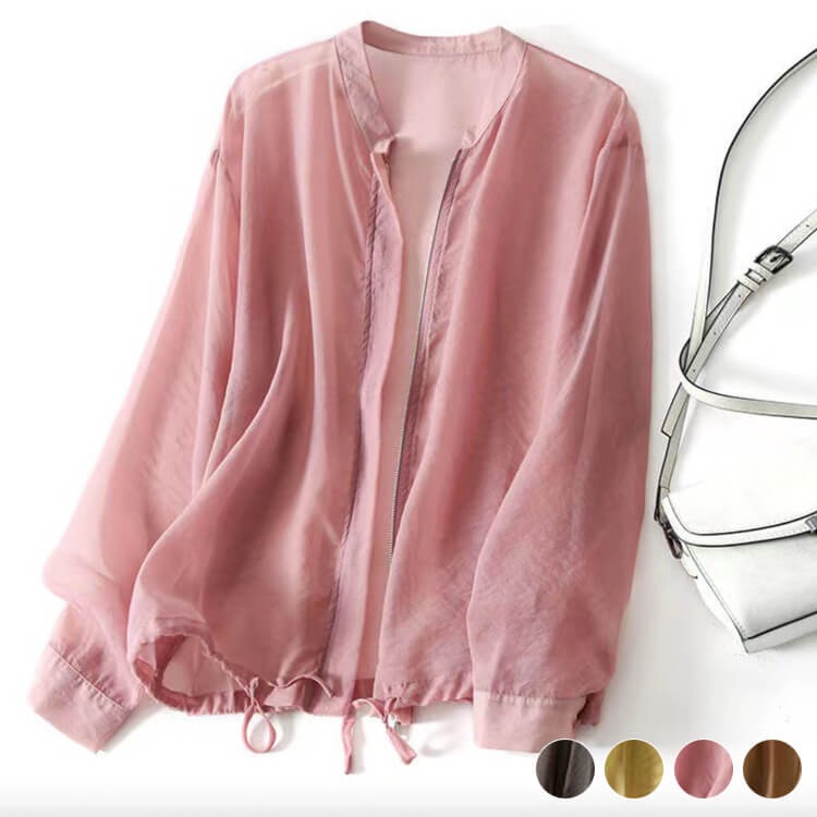 シースルー MA-1 ジャケット アウター