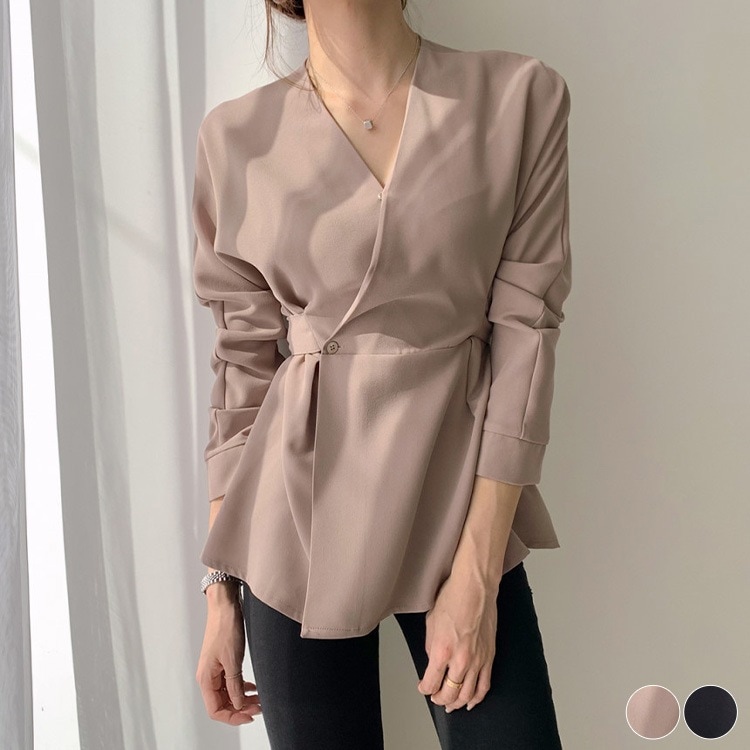 ウエストマーク カシュクール 長袖 ブラウス

