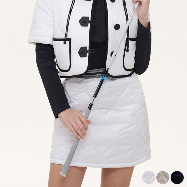 キルティング ウェロンダウン タイトスカート 

