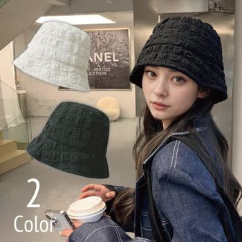 ふわくしゅ 韓国 バケットハット 帽子 レディース