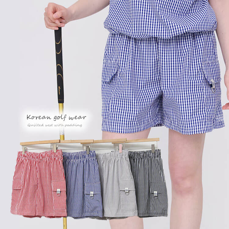 captainshelm golf Cph/Golf チェック柄ショートパンツ Cph/Golf