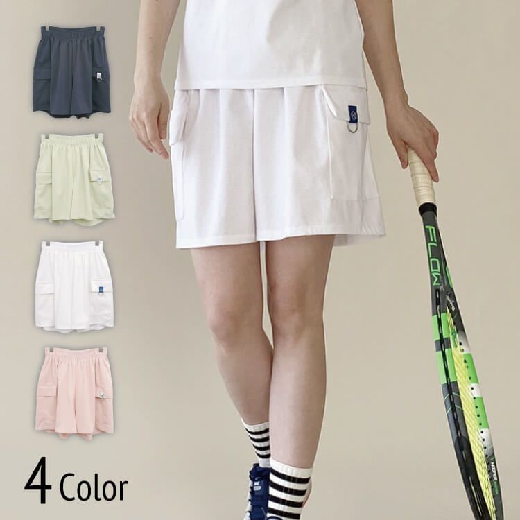 ゴルフ レディース 涼感ハーフパンツ