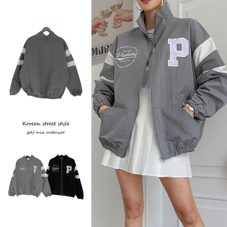 スタジャン ウインドブレーカー アウター ゴルフウェア 