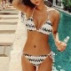 ボーダー柄 さわやかセクシー 三角ビキニ