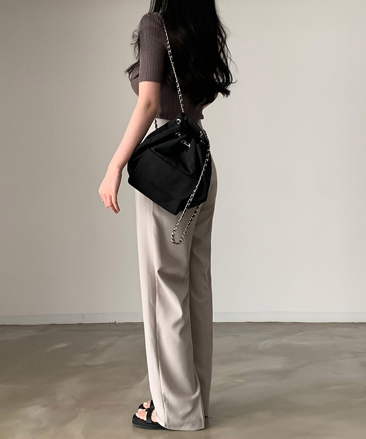 アンシンメトリー 半袖 オフショルダー ニット