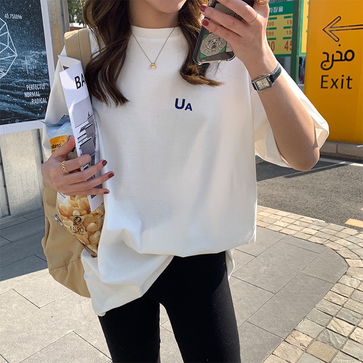 アルファベットプリント 半袖Tシャツ