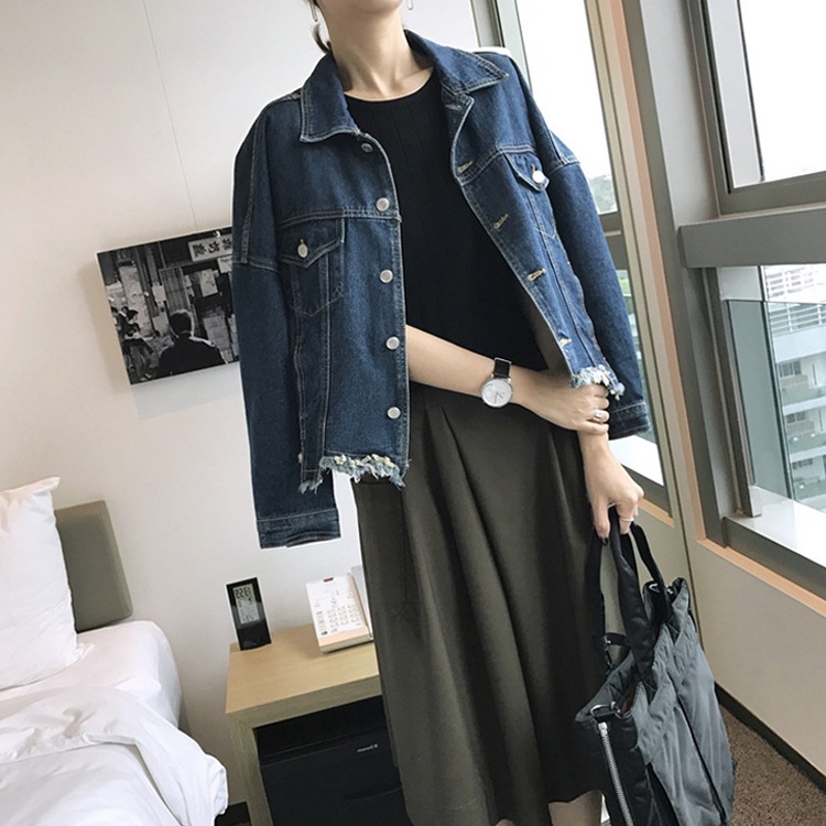 クルーネック 太リブニット タンクトップ