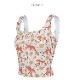 花柄 ペイズリー柄 プリント タンクトップ ヨガウェア