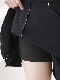 韓国ゴルフウエア リブ素材 ウエスマーク フレアスカート