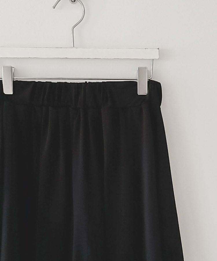 ショート丈 ビックフレア キュロットスカート

