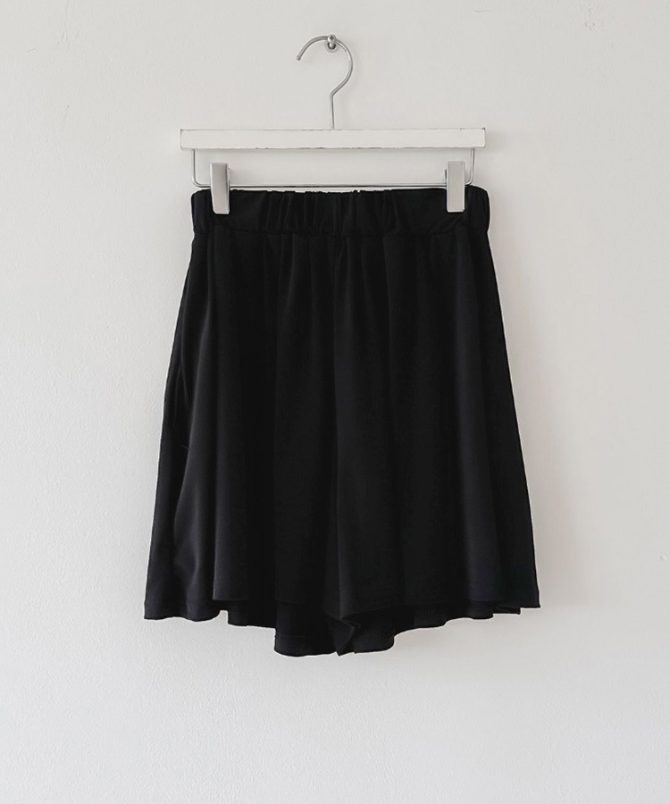 ショート丈 ビックフレア キュロットスカート


