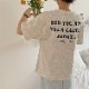 バックプリント 5分袖 Tシャツ
