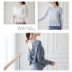 背中見せ バッククロス 長袖Tシャツ ヨガウェア