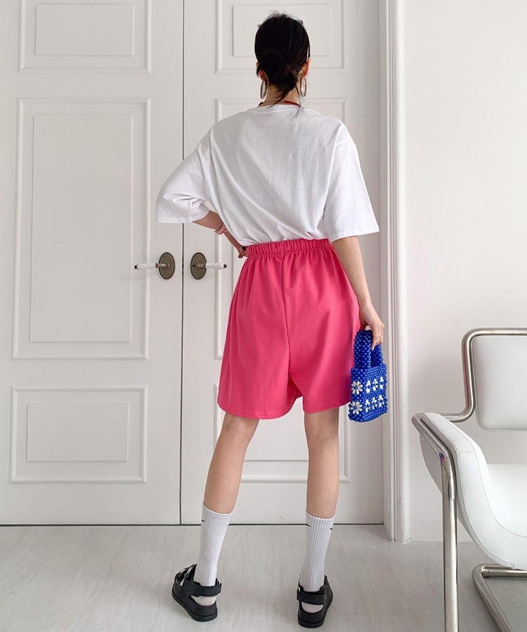 ダブルハート スウェット ハーフパンツ