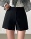 台形 シルエット 秋 冬 ショートパンツ