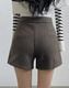 台形 シルエット 秋 冬 ショートパンツ