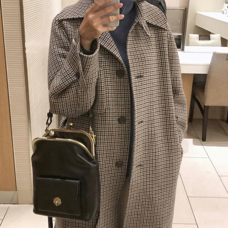 レトロな がま口バッグ