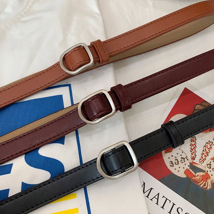 Dバックル シンプル 細ベルト