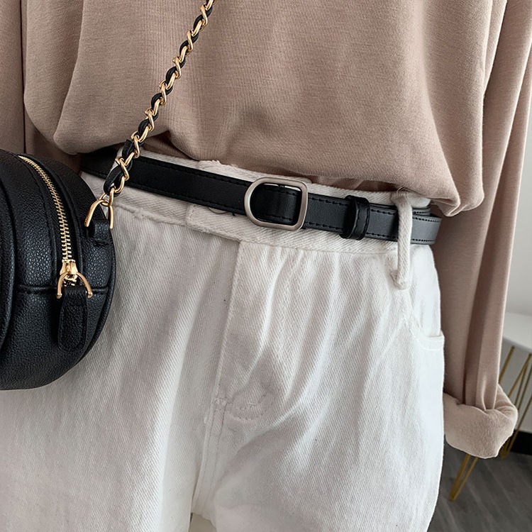 Dバックル シンプル 細ベルト