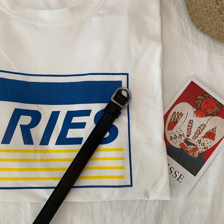 Dバックル シンプル 細ベルト