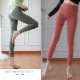 スモーキ―カラー ベーシック ハイウエスト ヨガパンツ