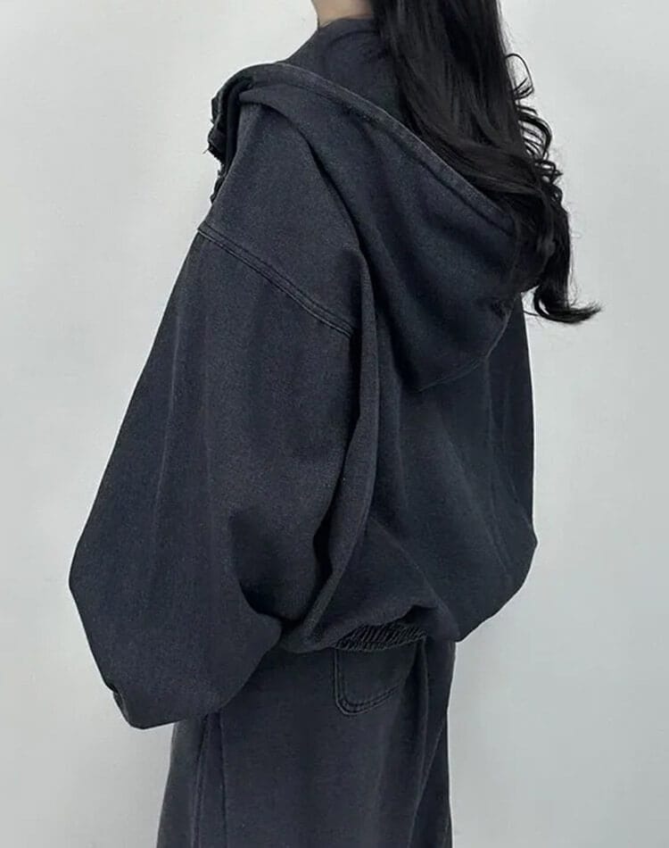 フーディー デニム ジャケット アウター