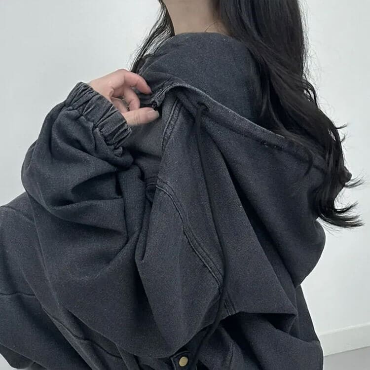 フーディー デニム ジャケット アウター