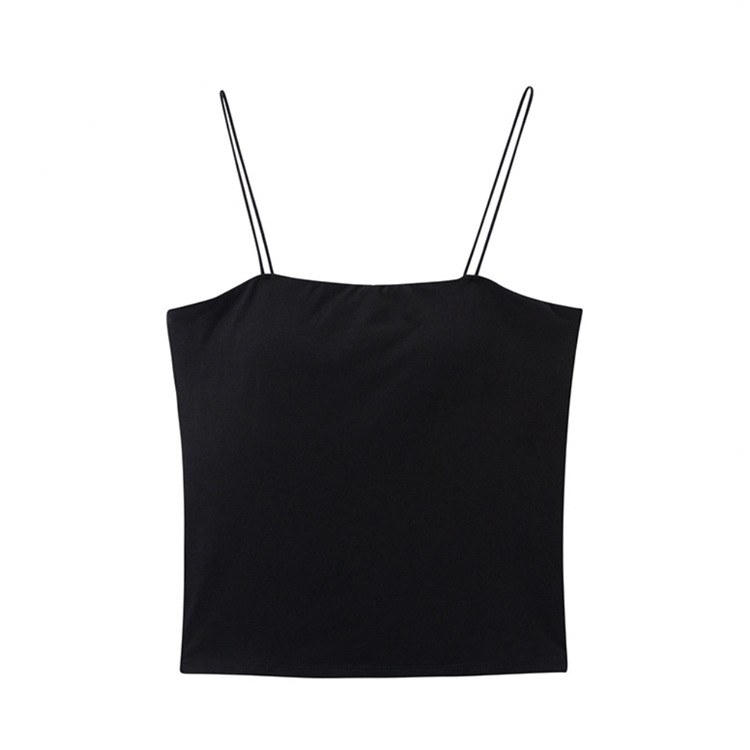 ブラカップ一体型 くすみカラー インナー キャミソール