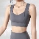バッククロス Ｕネック カップ付き スポーツ ブラトップ