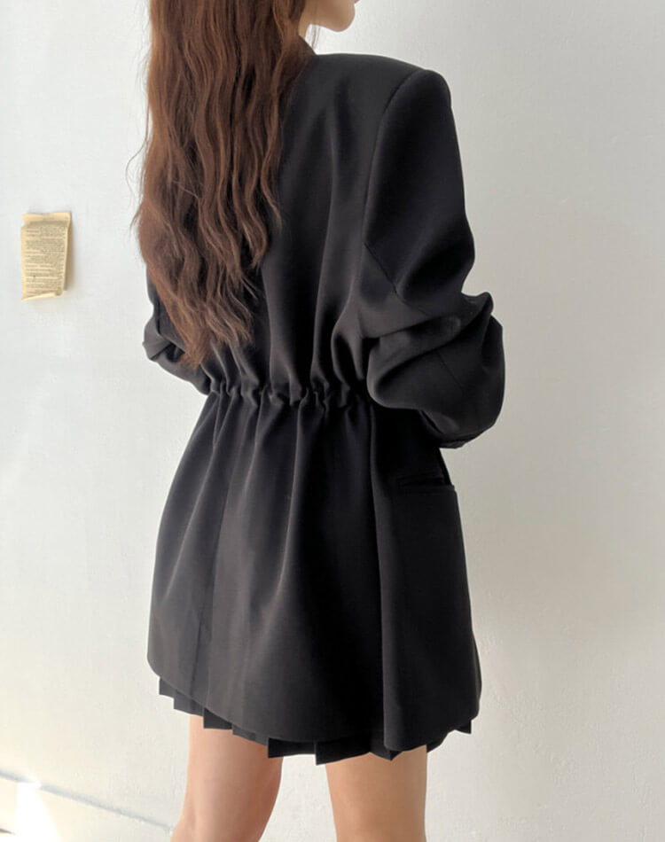 ウエストシャーリング 韓国 風 ジャケット