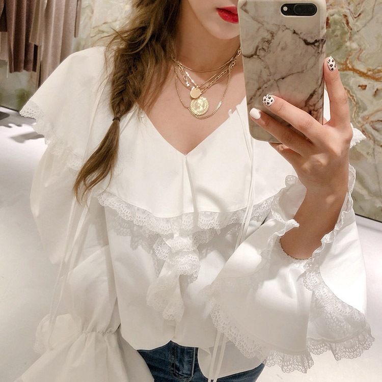 チェーン×コイン 5連 ネックレス