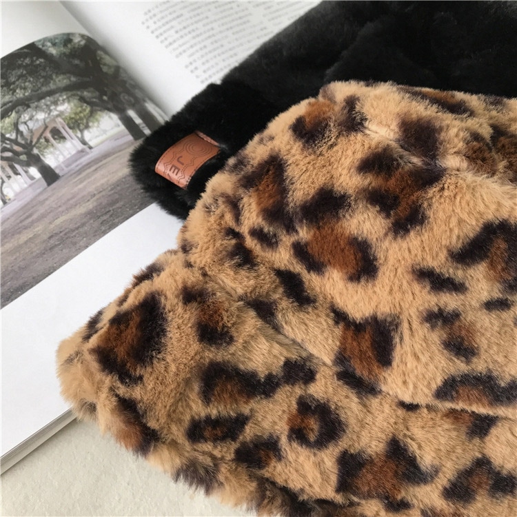 ふわもこファー バケットハット