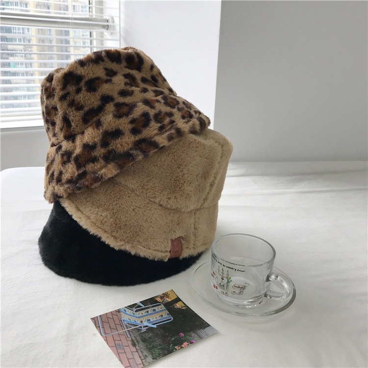 ふわもこファー バケットハット