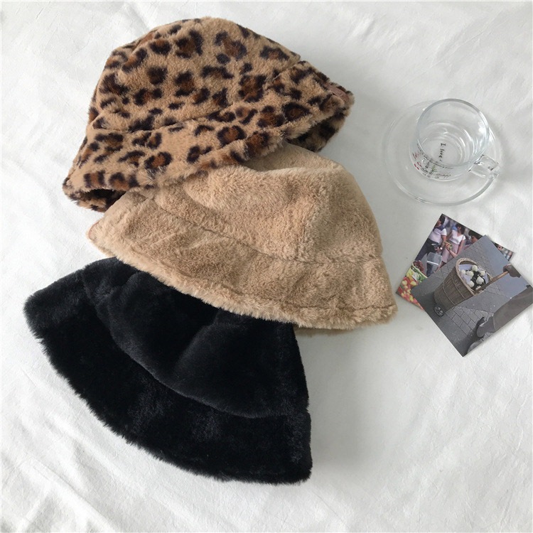 ふわもこファー バケットハット