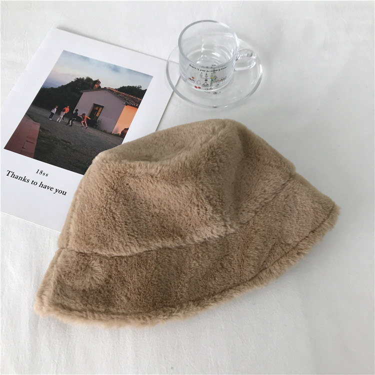 ふわもこファー バケットハット