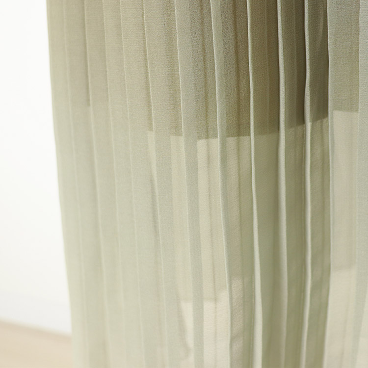 半袖 グラデーション がきれいな シフォンワンピース