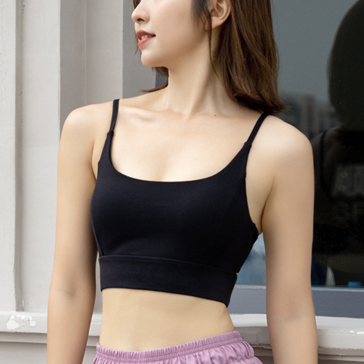 バックコンシャス リボンデザイン ヨガ ブラトップ