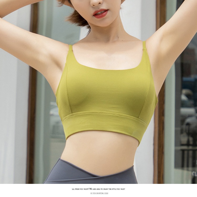 バックコンシャス リボンデザイン ヨガ ブラトップ