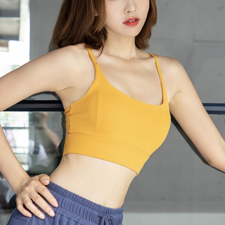 バックコンシャス リボンデザイン ヨガ ブラトップ