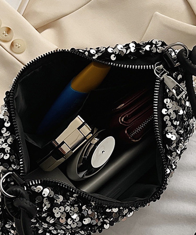 スクエア スパンコール ワンショルダーバッグ

