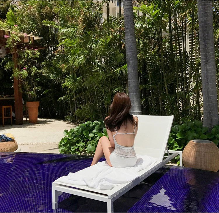 セクシーな背中見せウエストライン ワンピース ビキニ