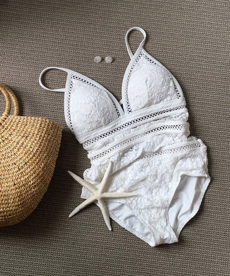 セクシーな背中見せウエストライン ワンピース ビキニ