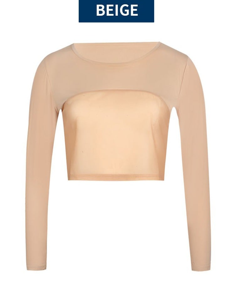 UVカット 冷感素材 Uネック メッシュ インナー