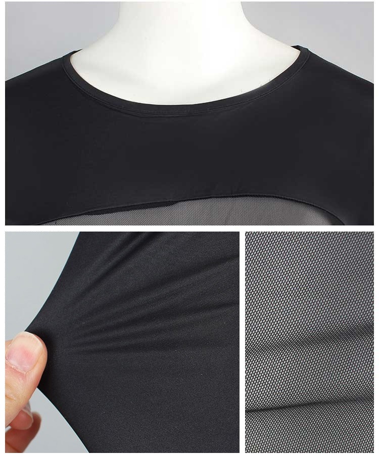 UVカット 冷感素材 Uネック メッシュ インナー